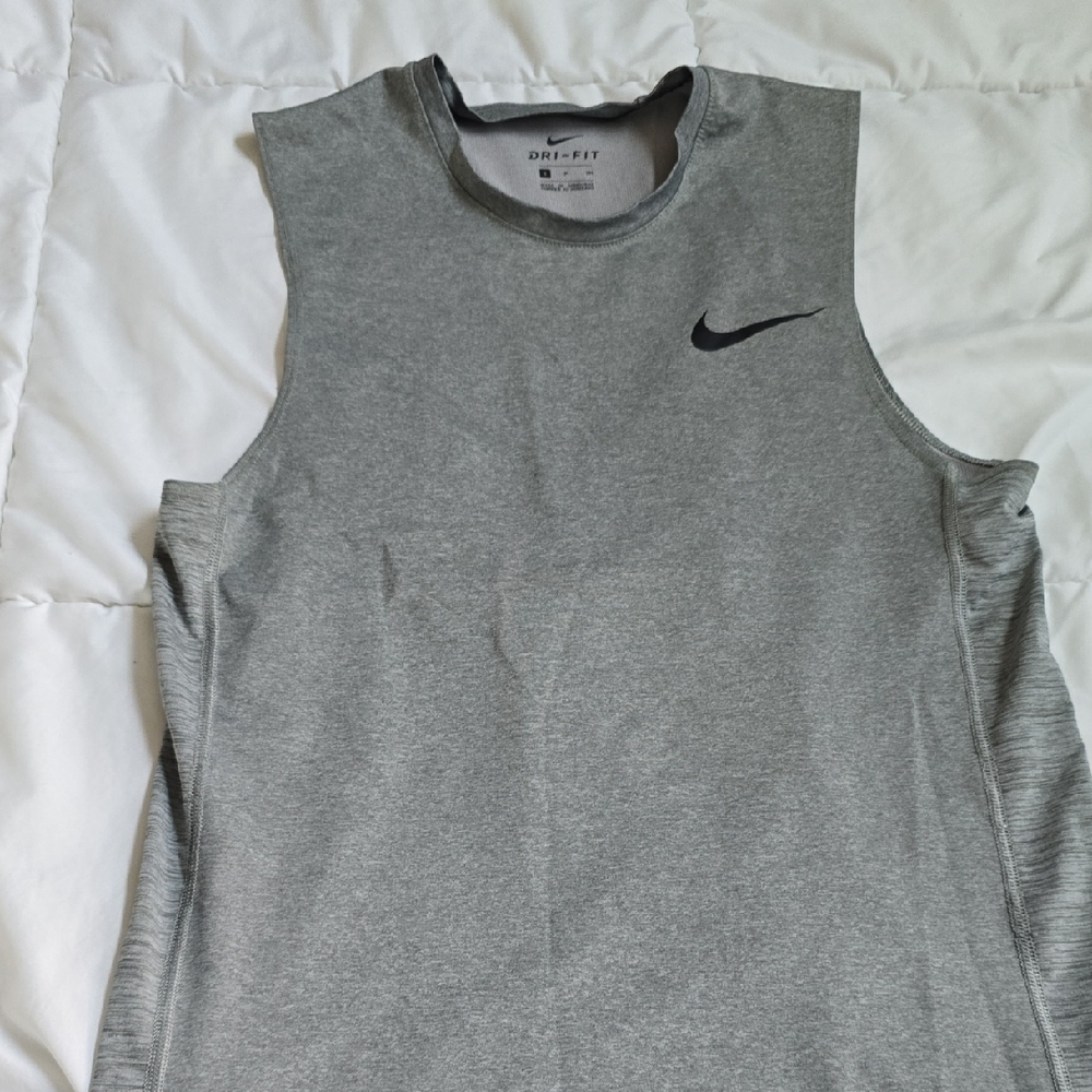 Nike Gray Dri-FIT Sleeveless Shirt
